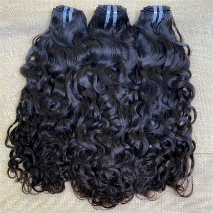 3Bundles/4bundles Raw Hair Water wave Brazilian Hair One Donor Hair Cuticle Aligned