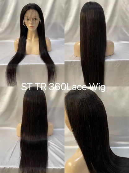 360 Lace Wig Silky Straight can be Ponytailed No shedding