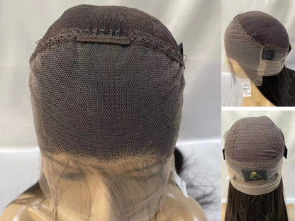 360 Lace Wig Silky Straight can be Ponytailed No shedding