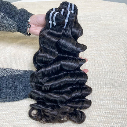 3Bundles/4bundles Raw Hair Loose Deep wave Brazilian Hair One Donor Hair Cuticle Aligned