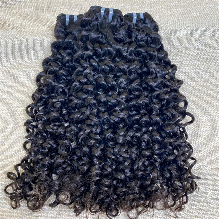 3Bundles/4bundles Raw Hair Italian Curly Brazilian Hair One Donor Hair Cuticle Aligned