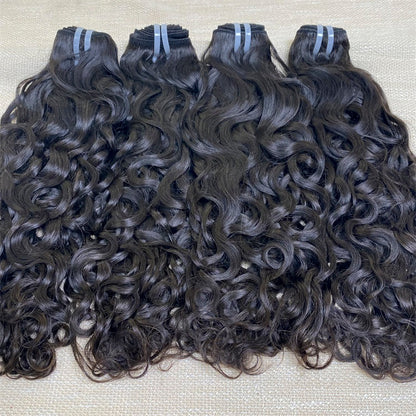 3Bundles/4bundles Raw Hair Water wave Brazilian Hair One Donor Hair Cuticle Aligned