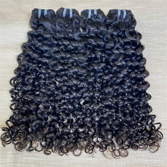 3Bundles/4bundles Raw Hair Italian Curly Brazilian Hair One Donor Hair Cuticle Aligned