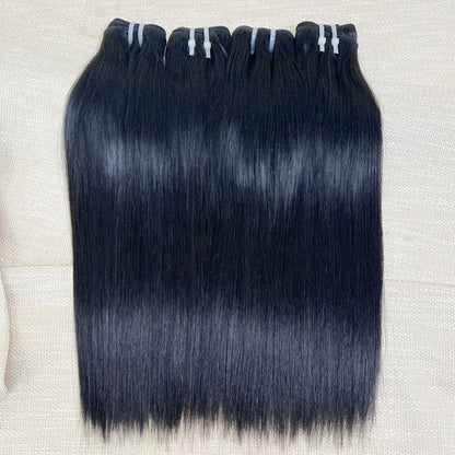 3Bundles/4bundles Raw Hair Silky Straight Brazilian Hair One Donor Hair Cuticle Aligned