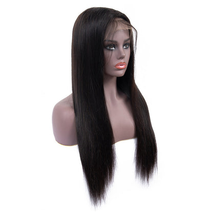 4x4 HD Lace Closure Wig Silky Straight Can Bleached Knots