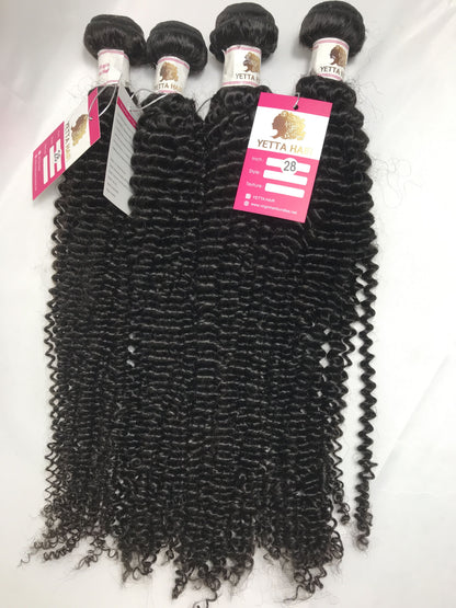 100% Virgin Brazilian Hair Kinky Curly bundles with Ear to ear Lace Frontal