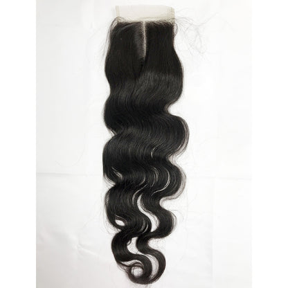 100% Virgin Brazilian Hair Body wave 4bundles with Top Lace Closure