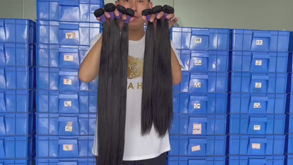 3Bundles/4bundles Top Quality Virgin Brazilian Hair Silky Straight